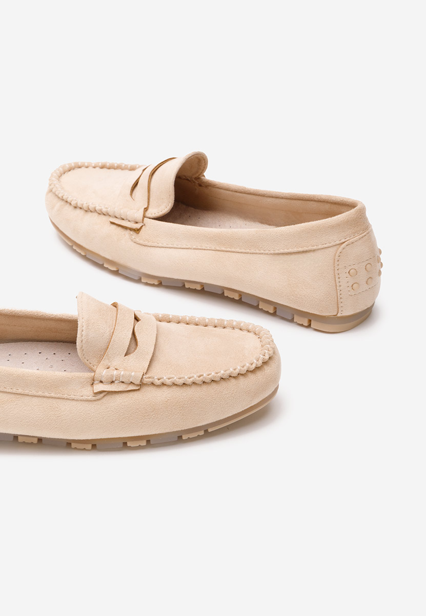 Mocasini dama Luminia V2 bej