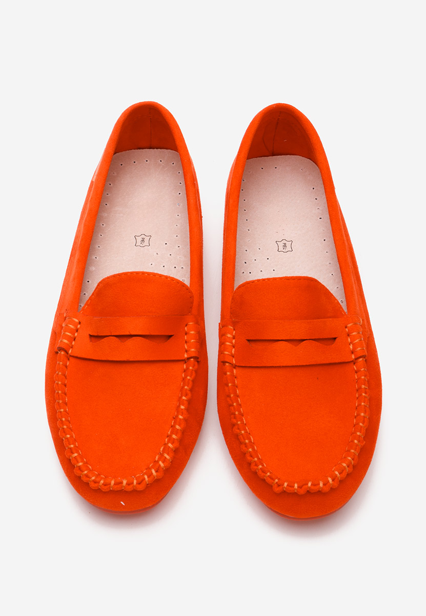 Mocasini dama Luminia V2 portocalii