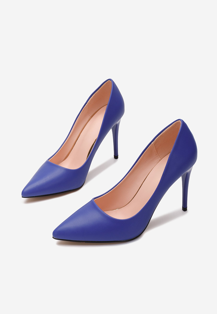 Pantofi stiletto Donia V2 albastri