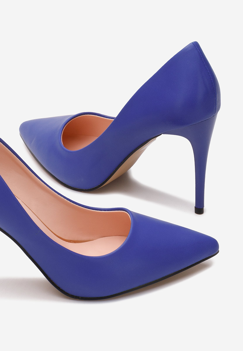 Pantofi stiletto Donia V2 albastri