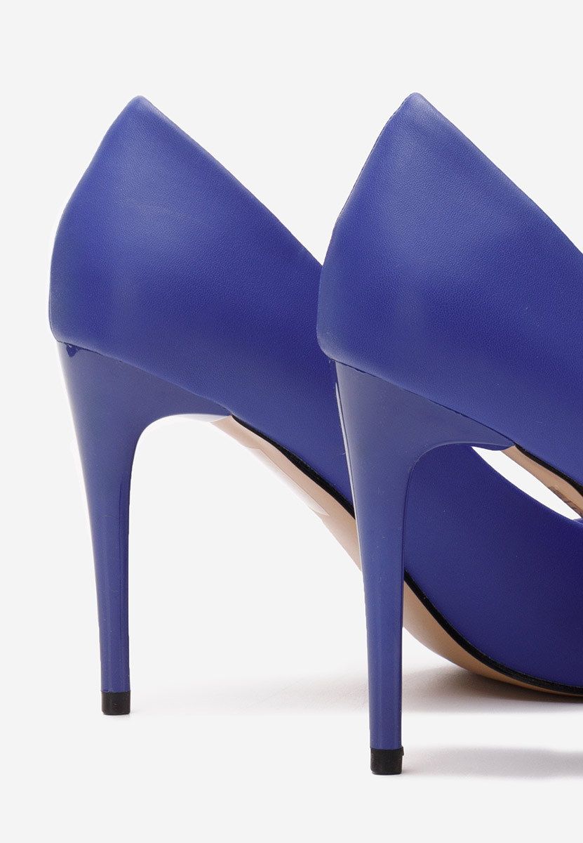 Pantofi stiletto Donia V2 albastri