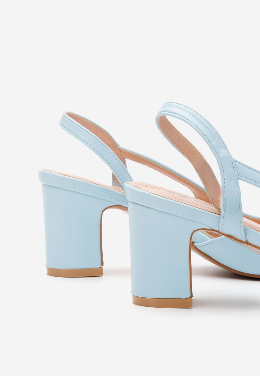 Pantofi slingback Emesa bleu