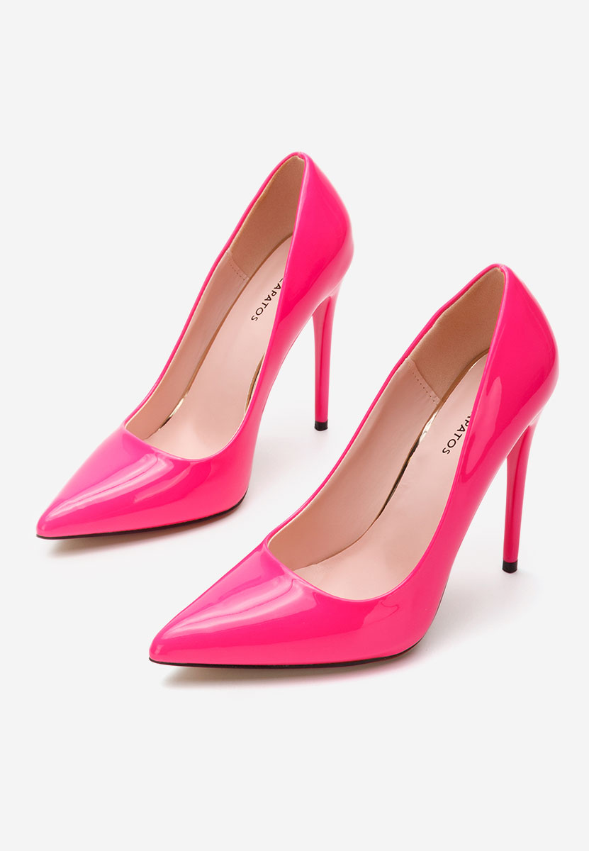 Pantofi stiletto lacuiti Antella B fucsia