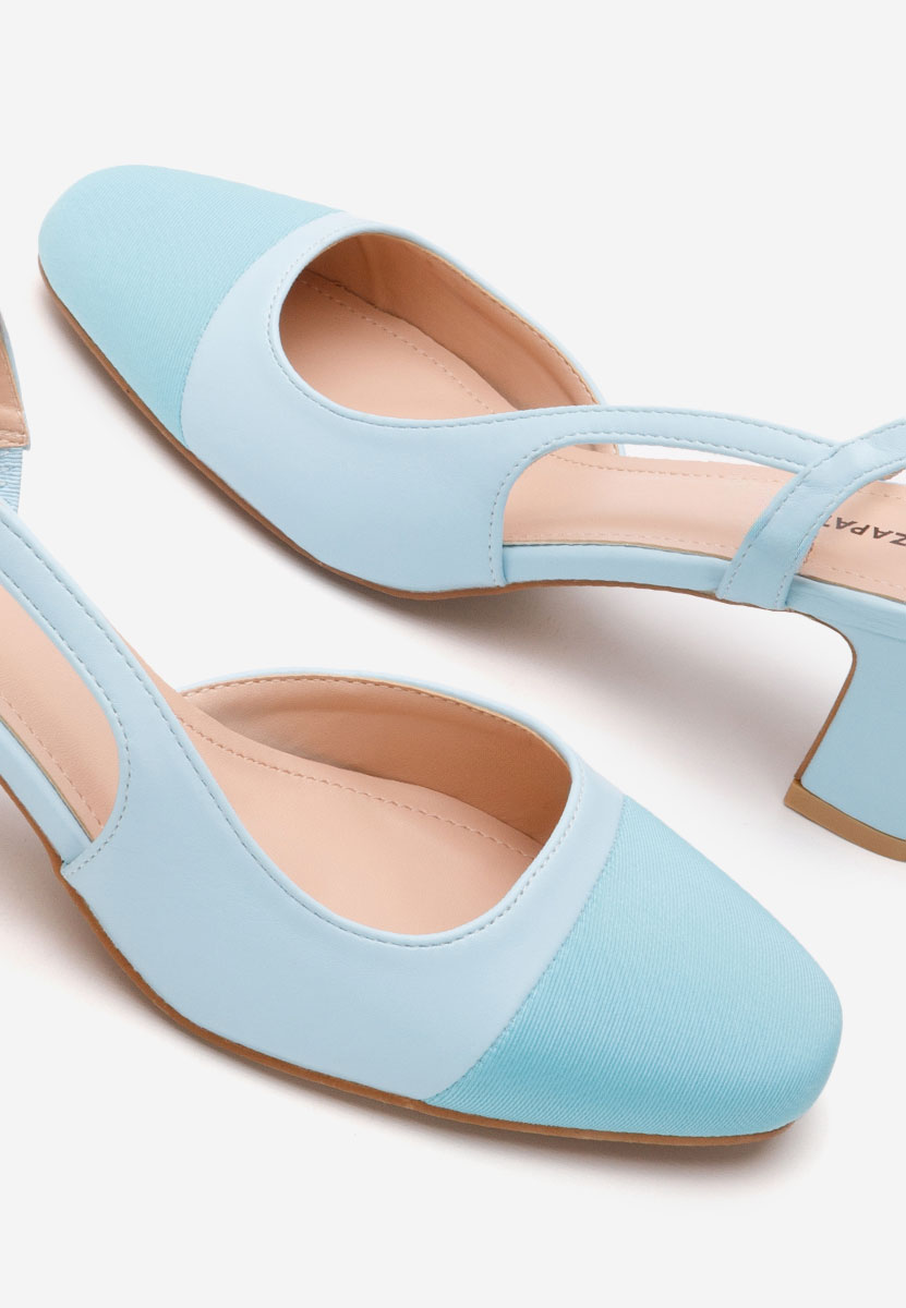 Pantofi slingback Emesa bleu