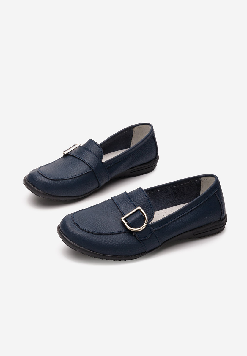 Mocasini dama piele Haruka navy