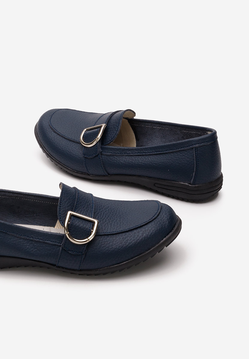 Mocasini dama piele Haruka navy