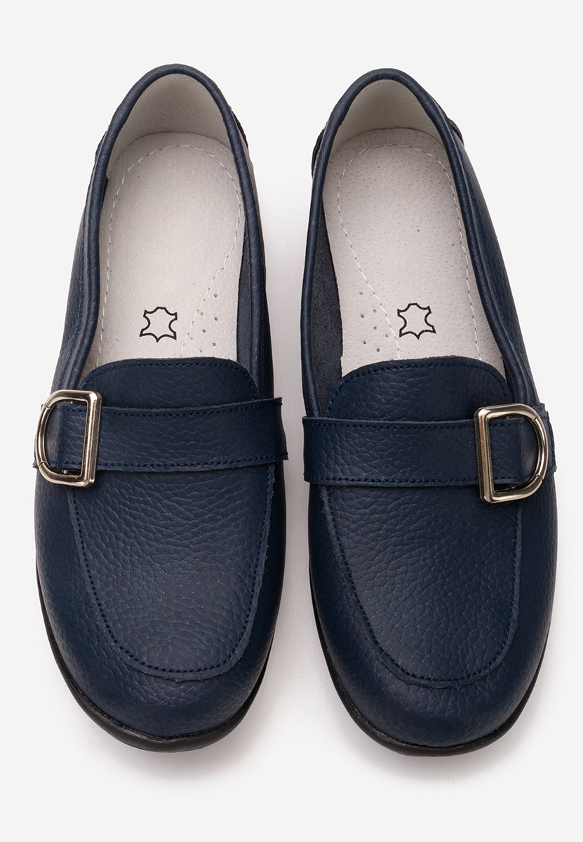 Mocasini dama piele Haruka navy