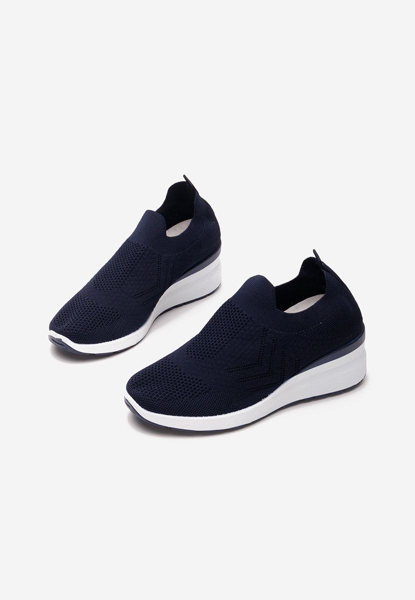 Sneakers cu platforma Boka navy