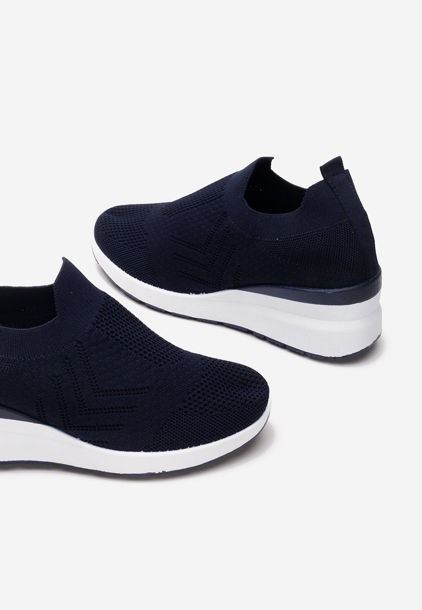 Sneakers cu platforma Boka navy