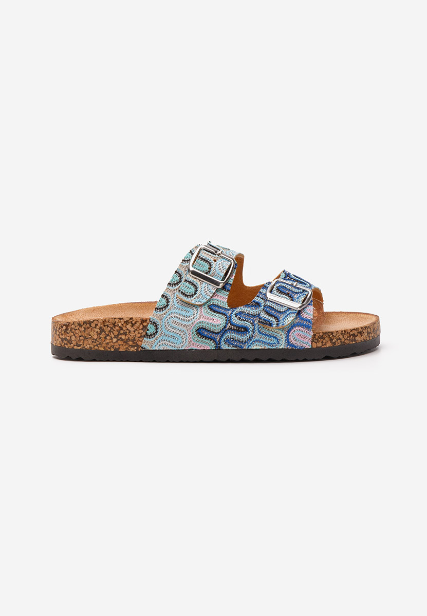 Papuci plaja Elyanna bleu