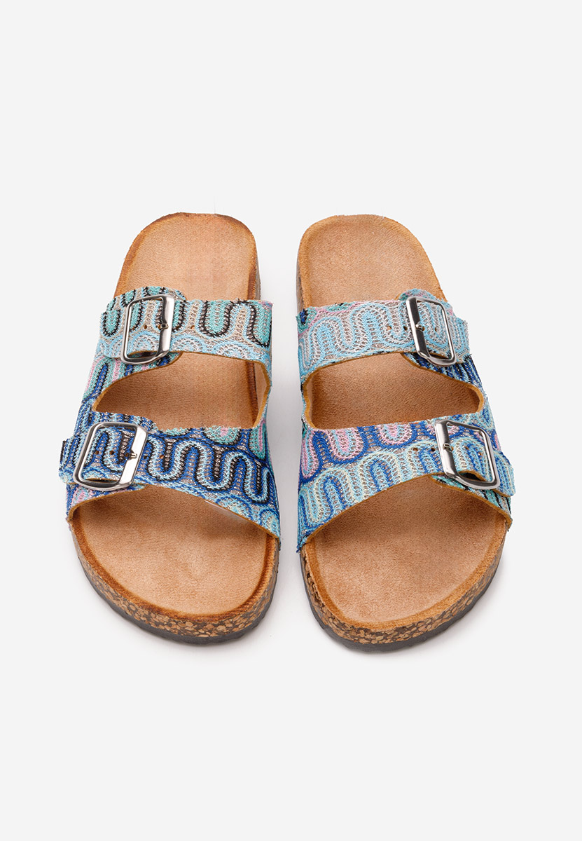Papuci plaja Elyanna bleu