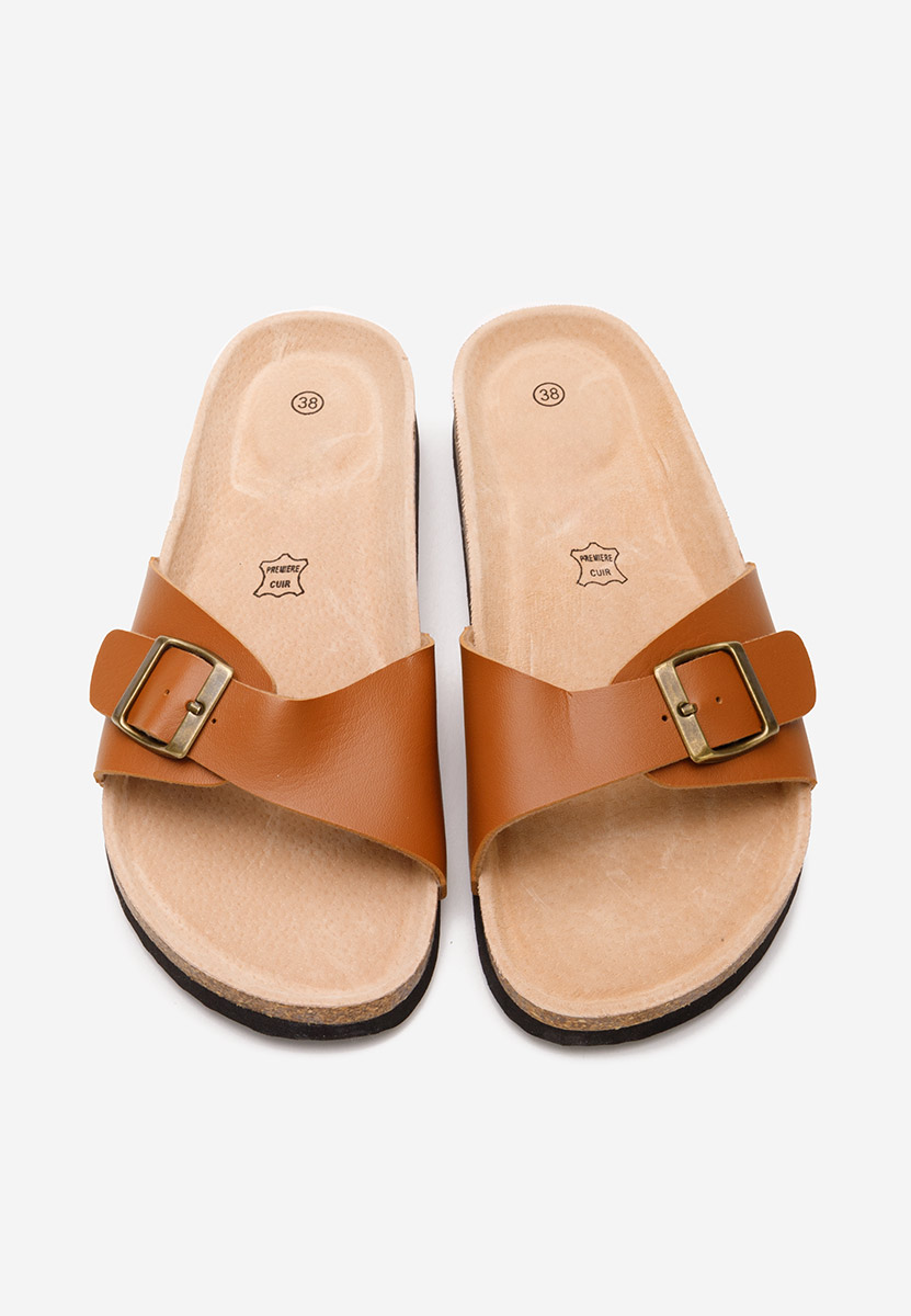 Papuci dama Alovera V2 camel