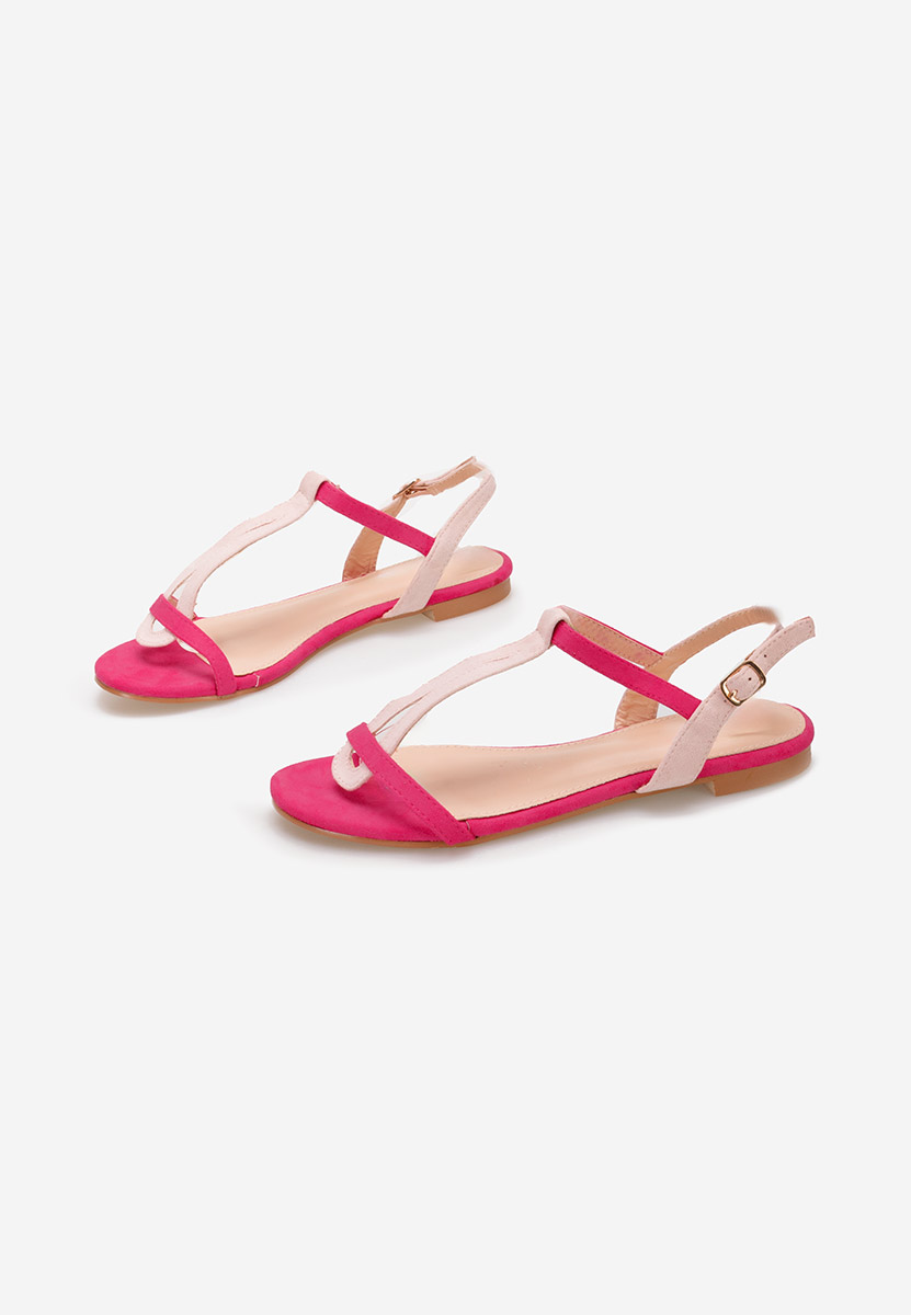 Sandale fara toc Farina fucsia