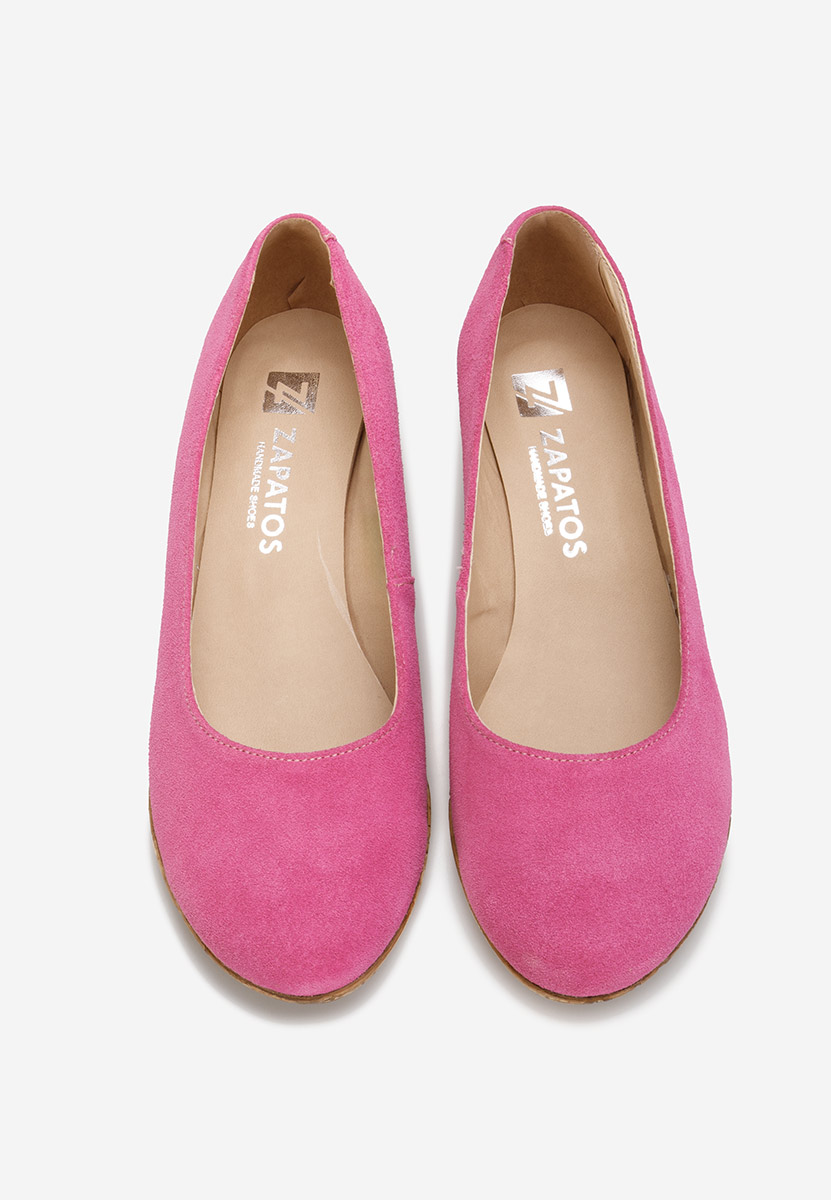 Pantofi cu platforma Sonia fucsia