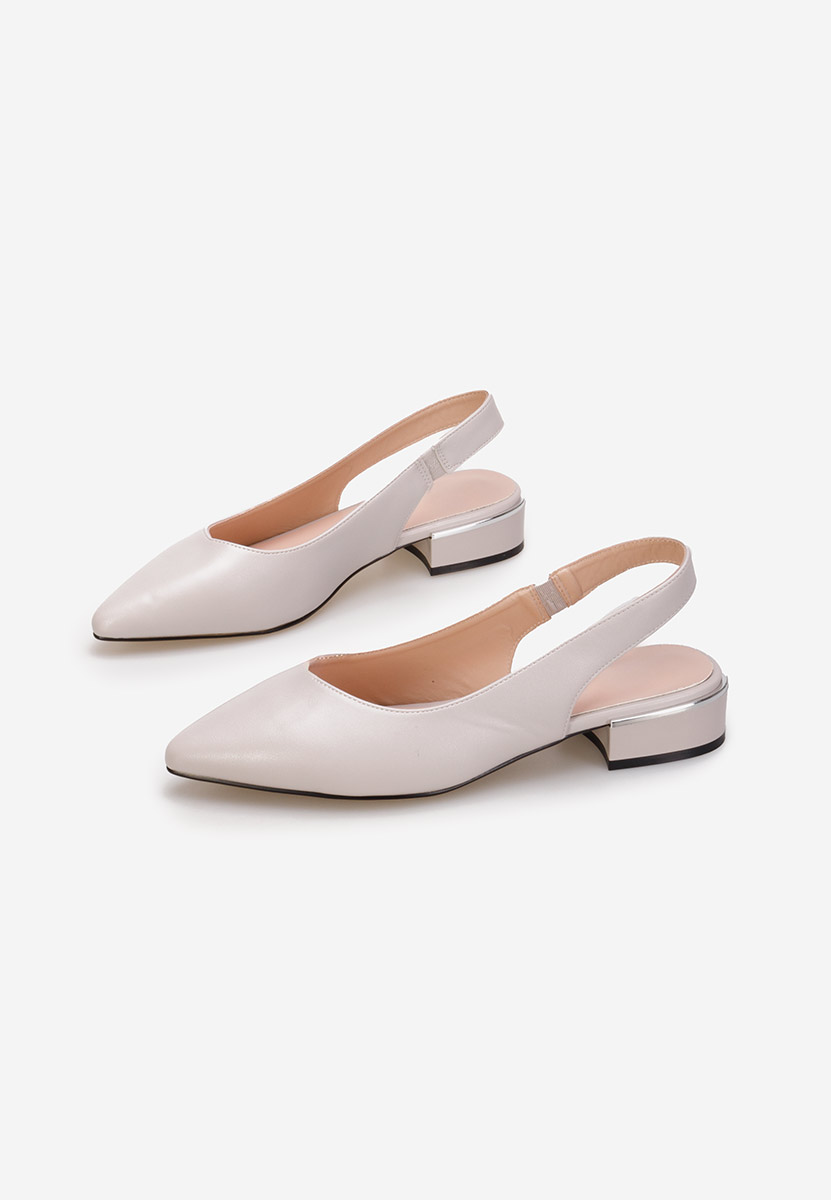 Pantofi slingback Ventia gri