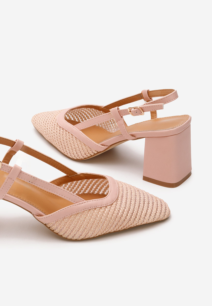 Pantofi slingback Triabela roz