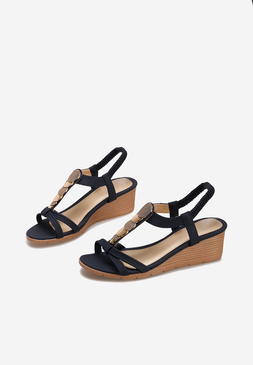 Sandale cu platforma Floretia navy