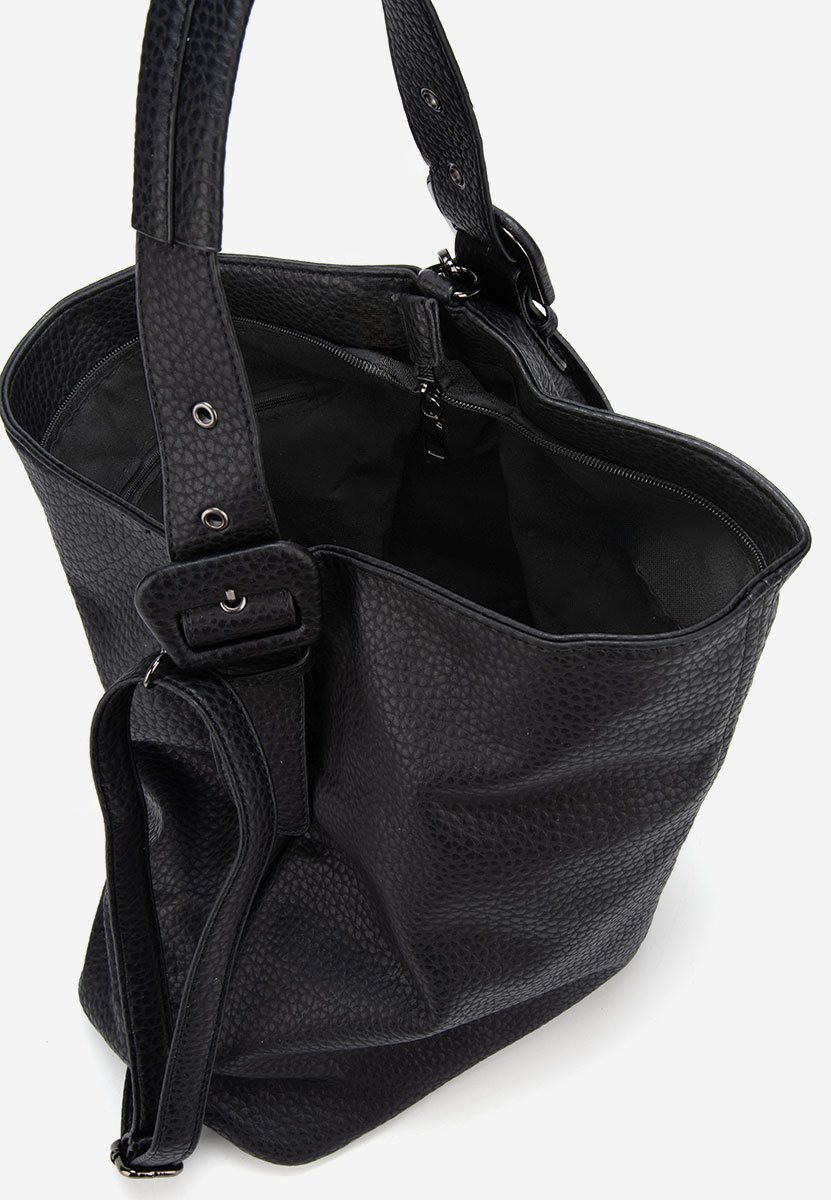 Geanta de mana Visera neagra