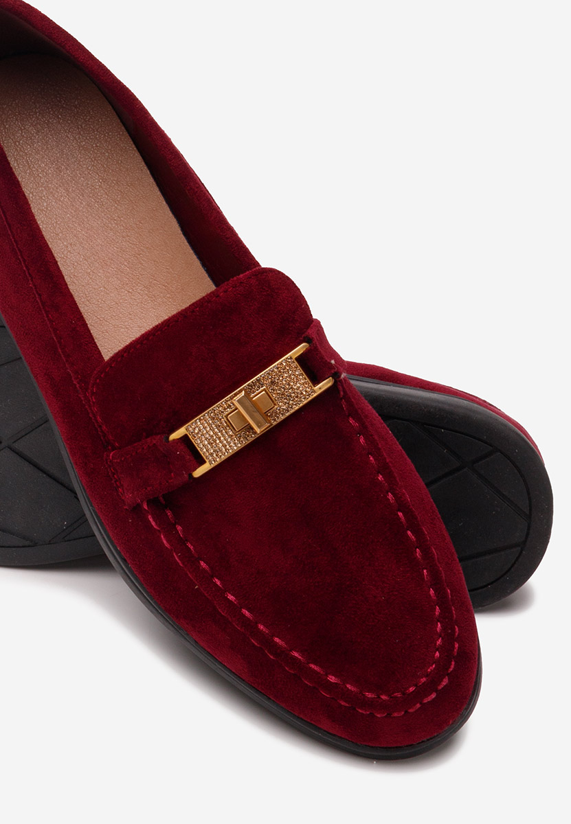 Loafers dama Nisala rosii