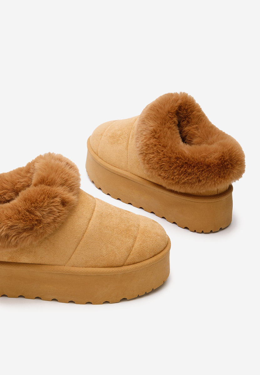 Cizme tip ugg Sevina V2 camel