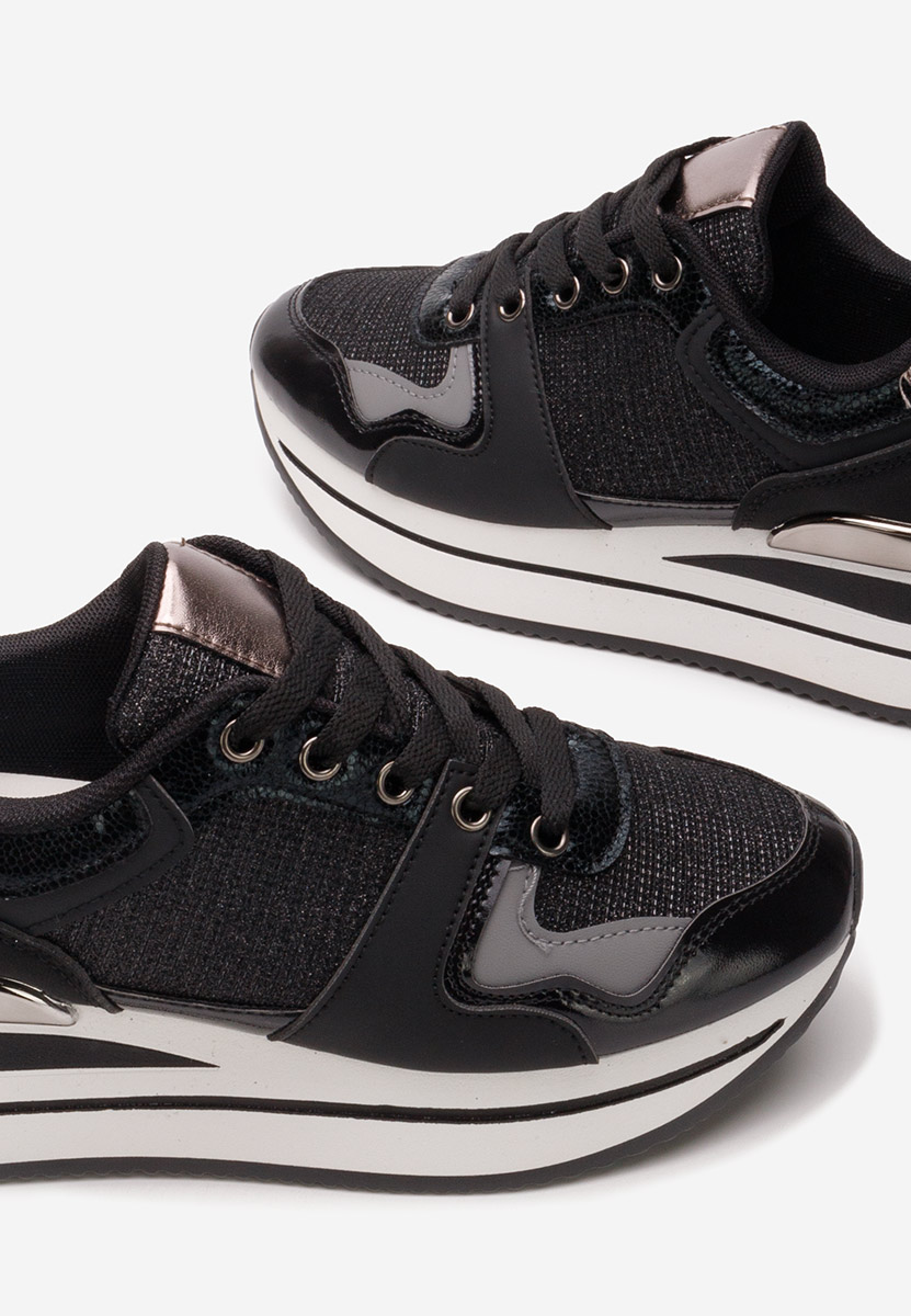 Sneakers cu platformă Daisie negri
