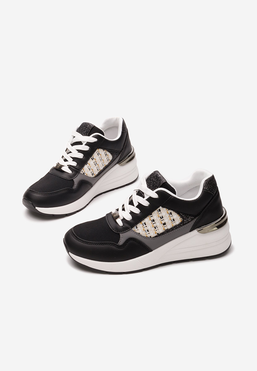 Sneakers cu platforma Brynda negri