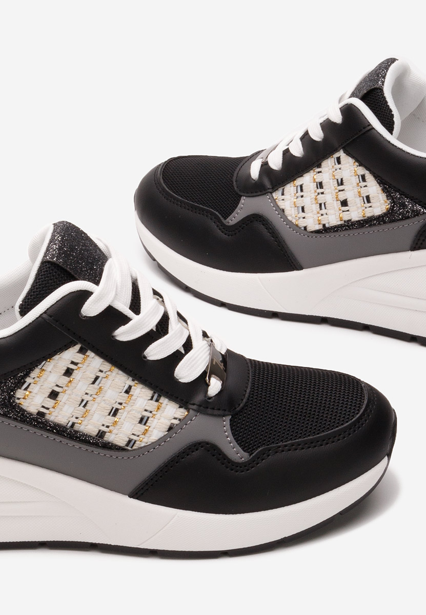 Sneakers cu platforma Brynda negri