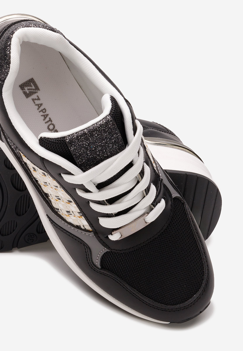 Sneakers cu platforma Brynda negri