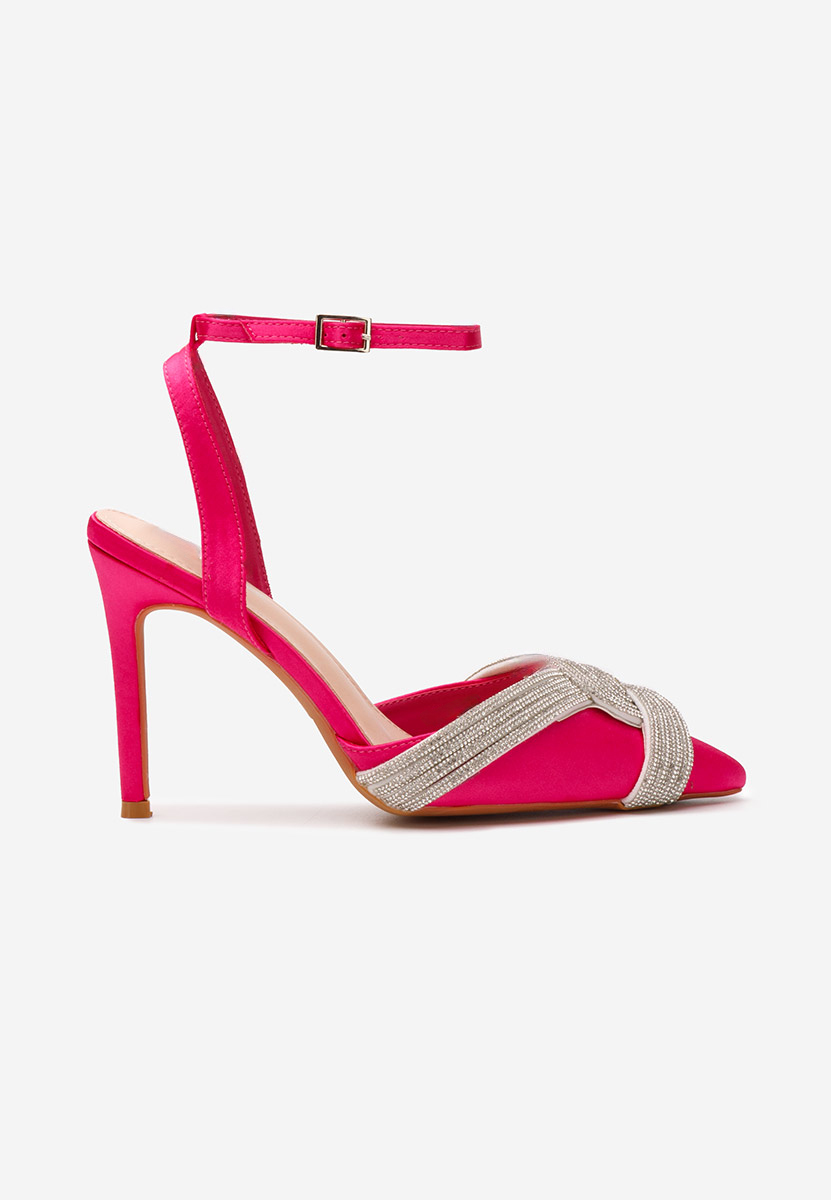 Pantofi stiletto eleganti Anniela fucsia