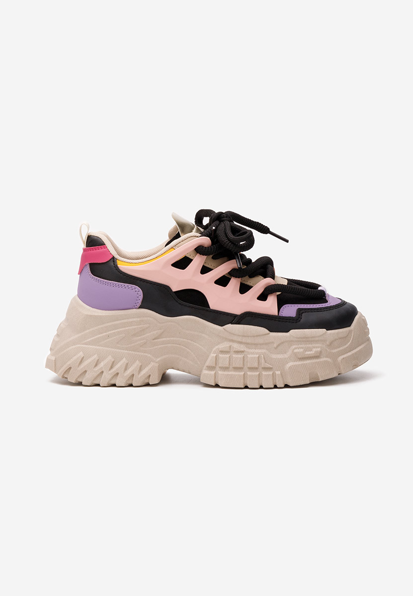 Sneakers cu platformă Adane multicolori