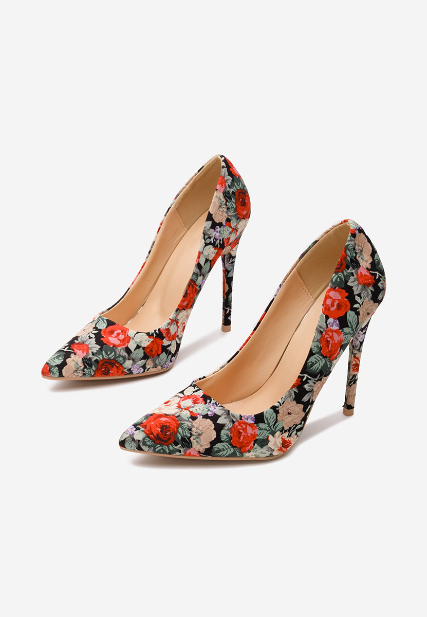 Pantofi stiletto Elishia multicolori