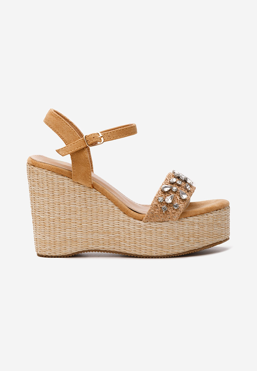 Sandale cu platformă Arimia camel