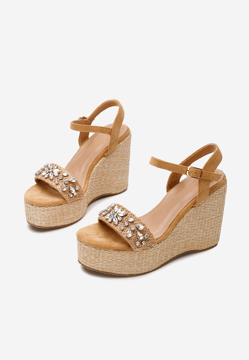 Sandale cu platformă Arimia camel