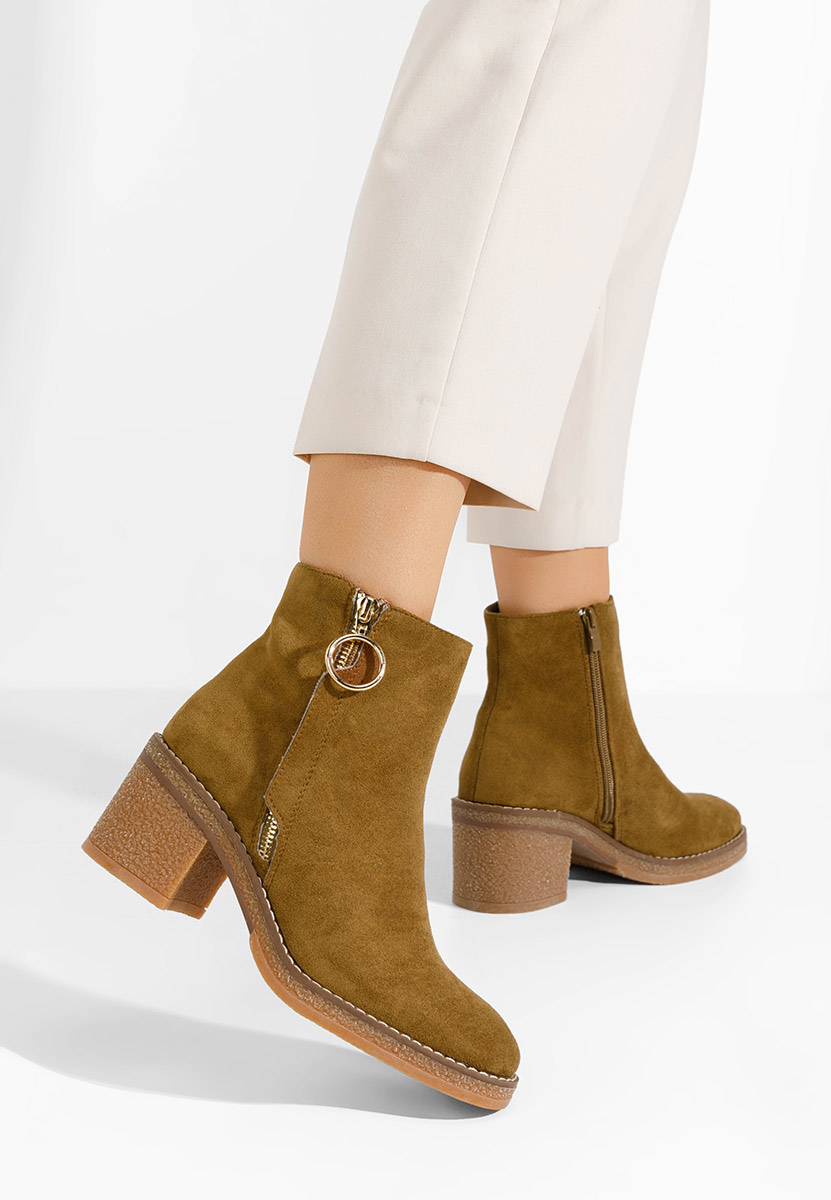 Botine de toamna Adisha camel