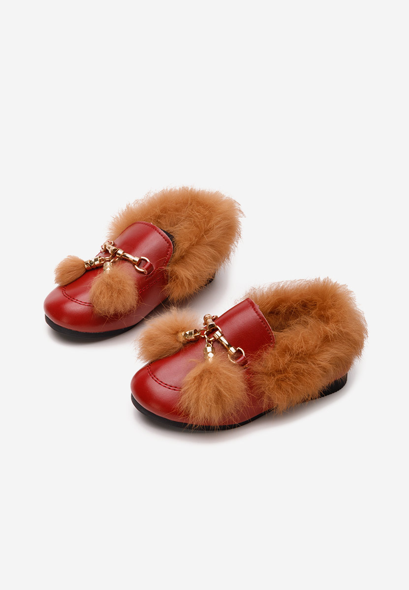 Mocasini fete Emerly rosii