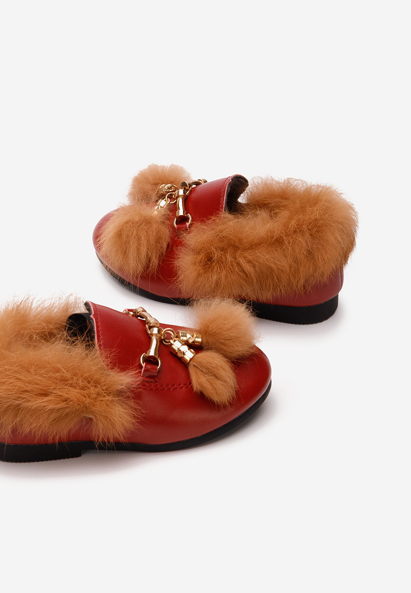 Mocasini fete Emerly rosii