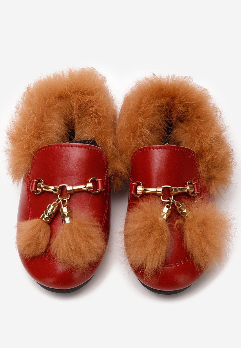 Mocasini fete Emerly rosii