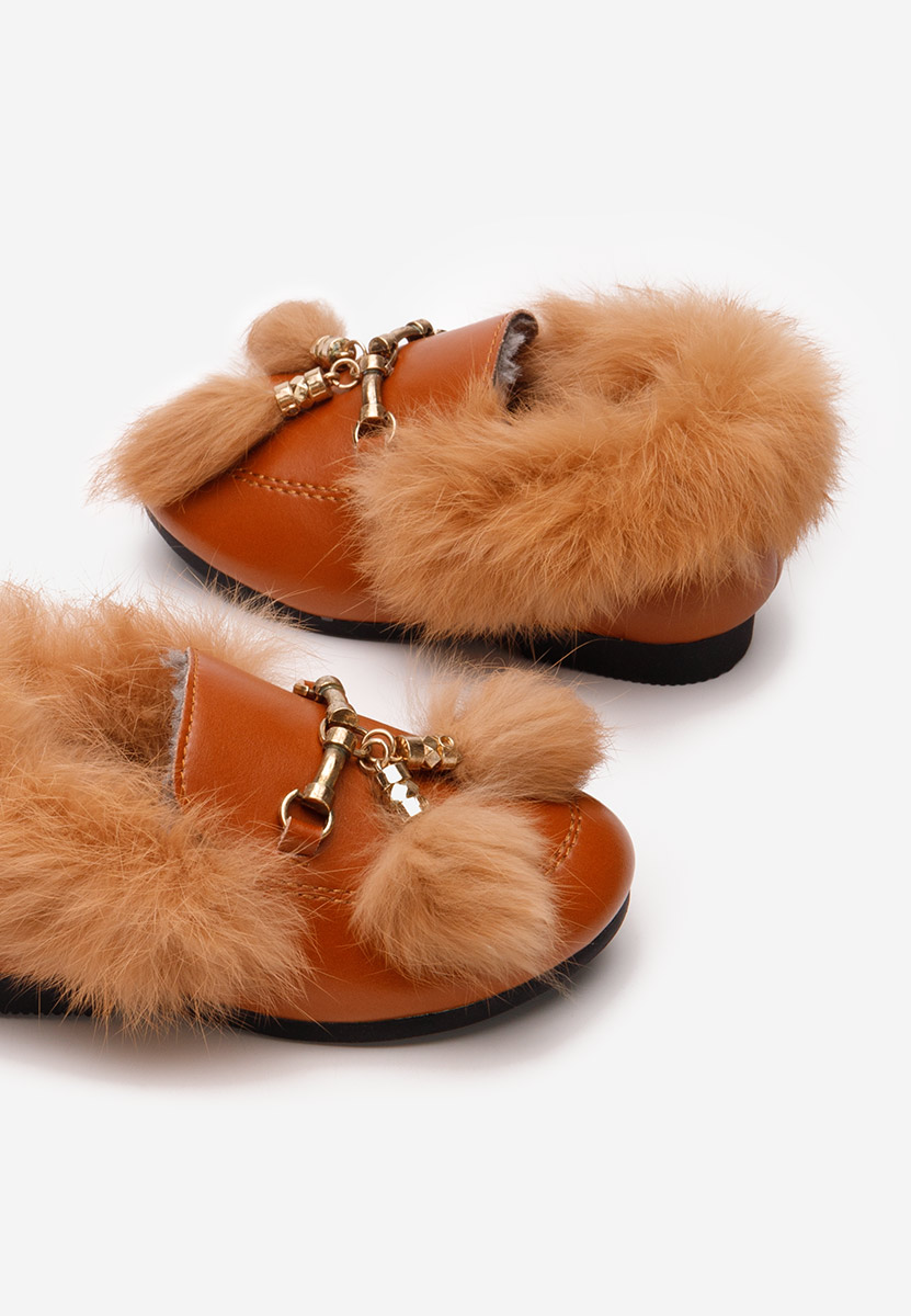 Mocasini fete Emerly maro