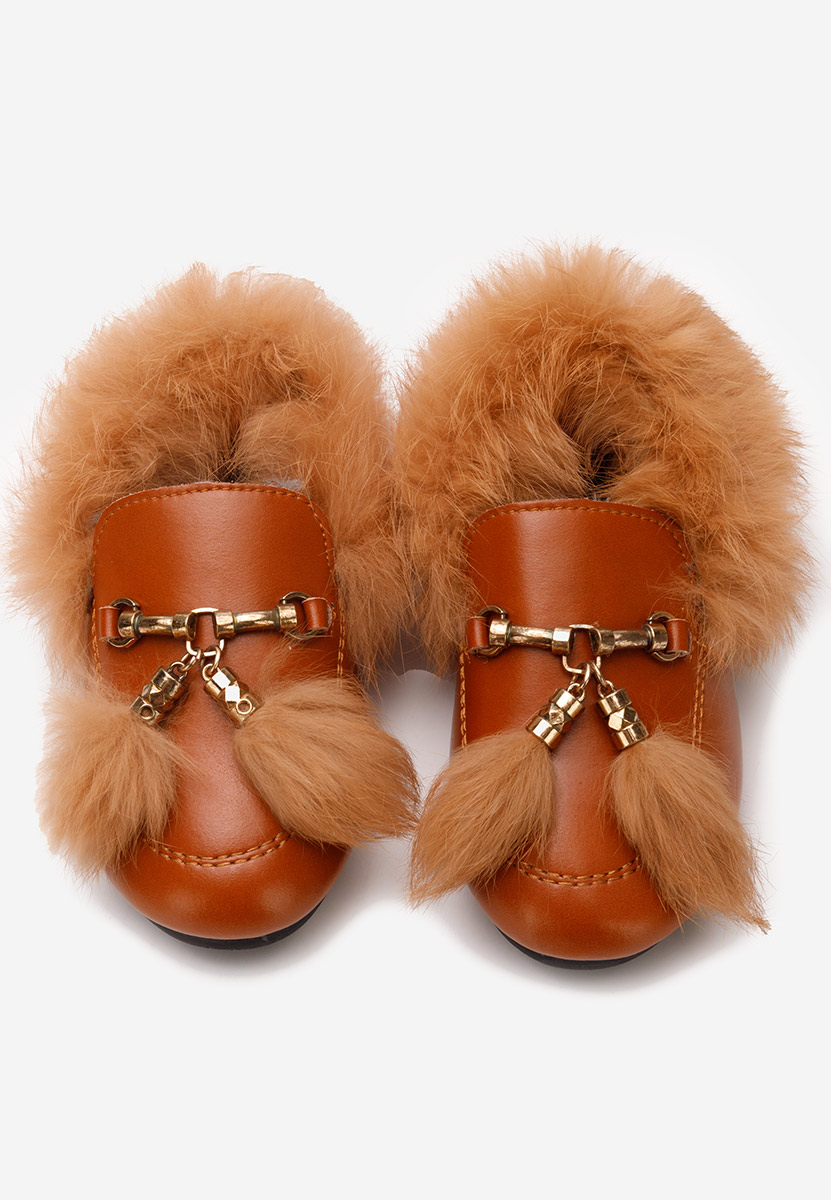 Mocasini fete Emerly maro