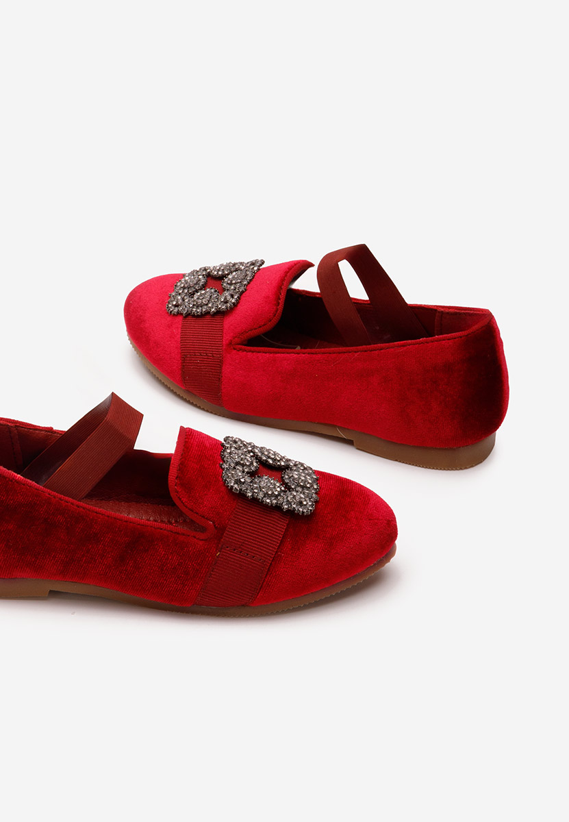 Pantofi fete Analina rosii