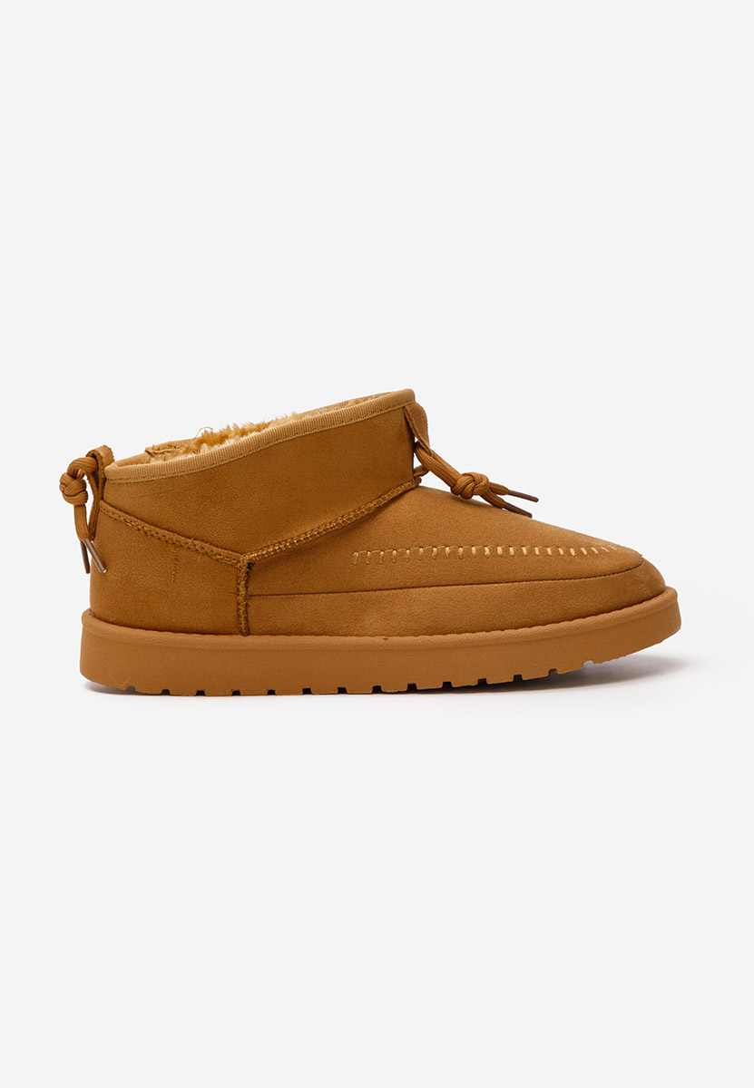 Cizme tip ugg Xenovia camel