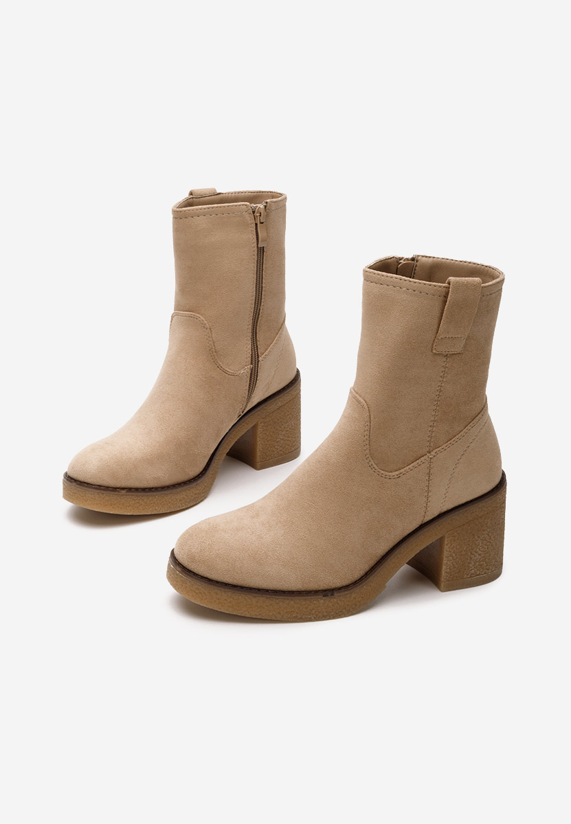 Ghete cu toc Idika kaki