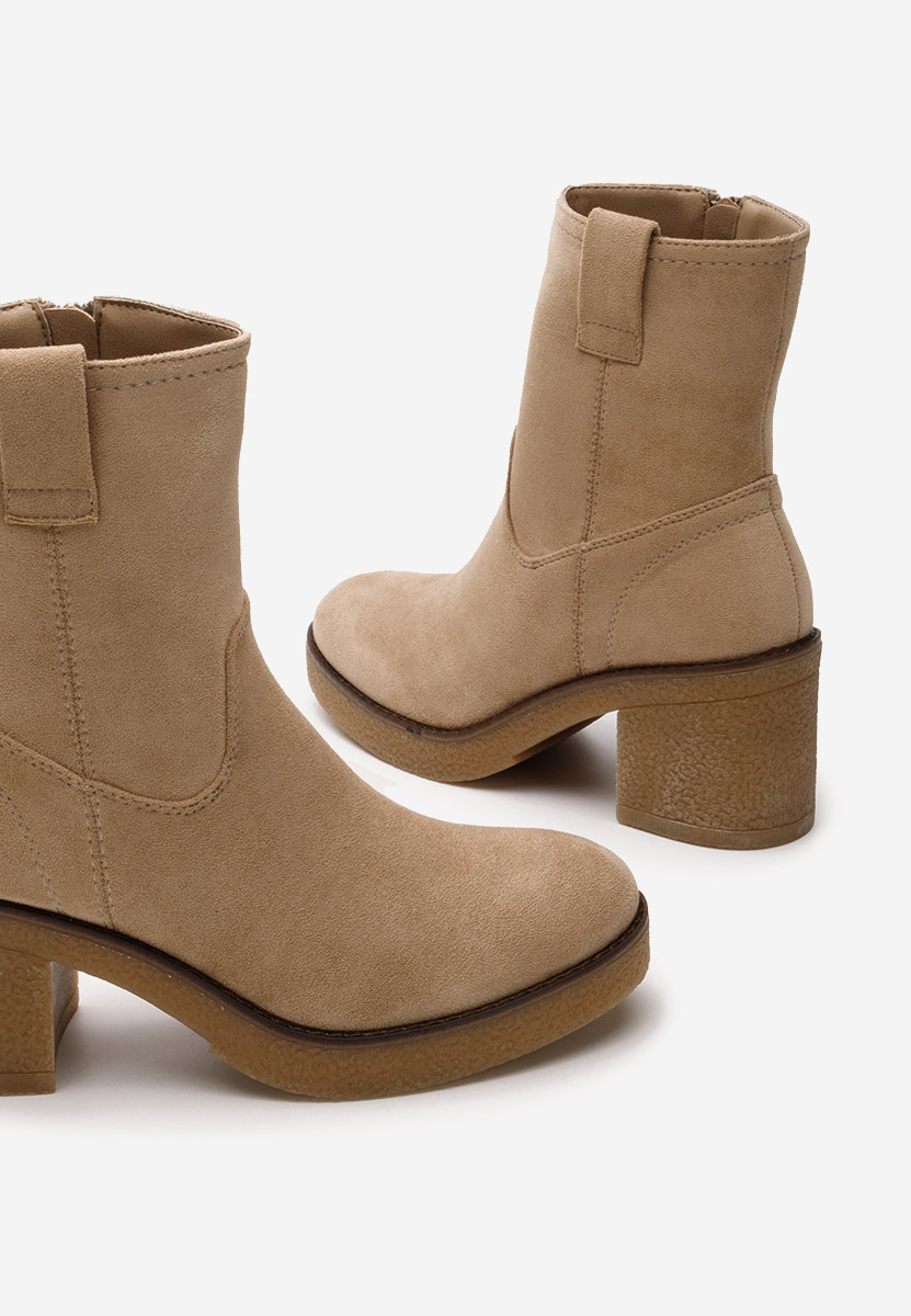 Ghete cu toc Idika kaki