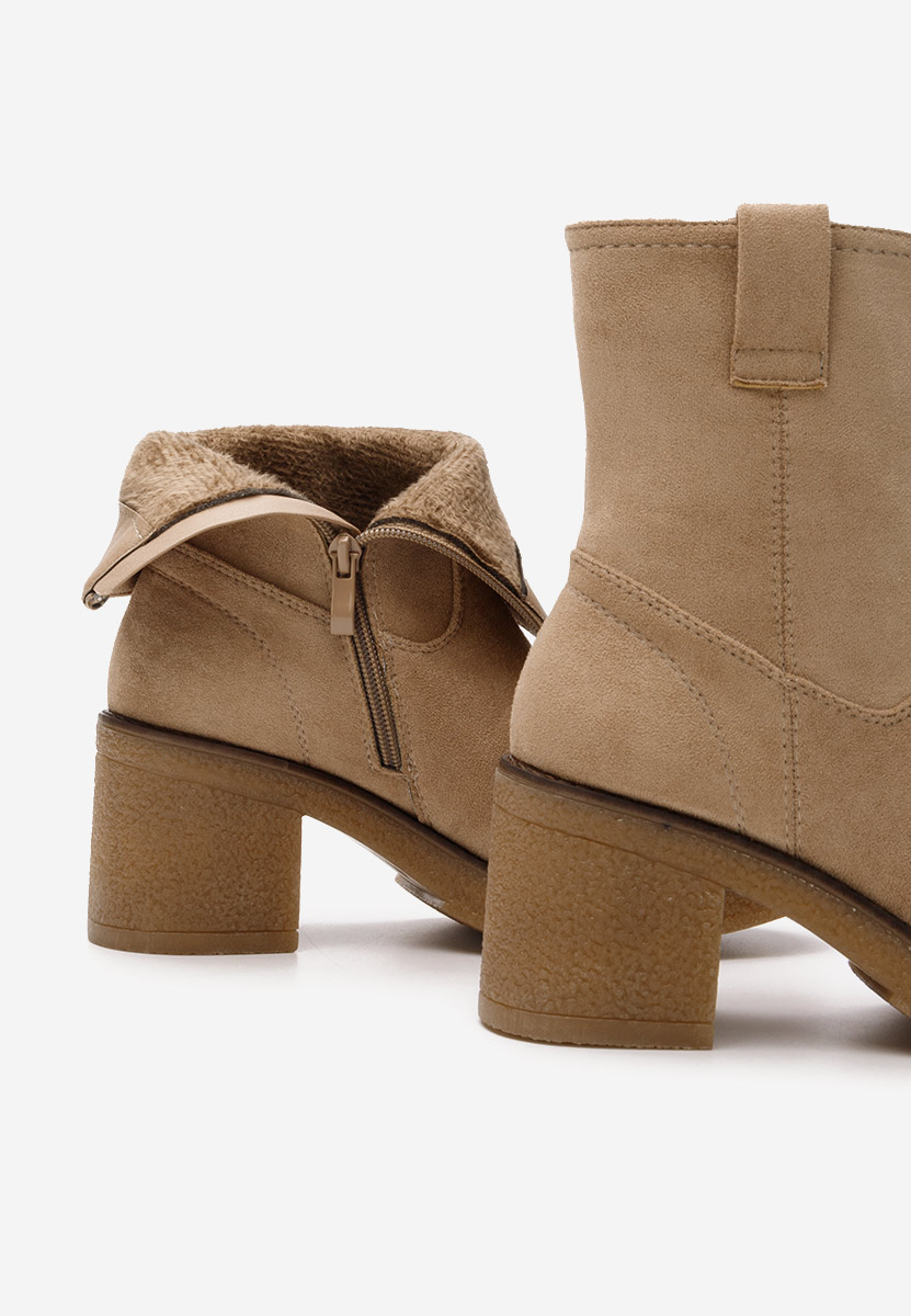 Ghete cu toc Idika kaki