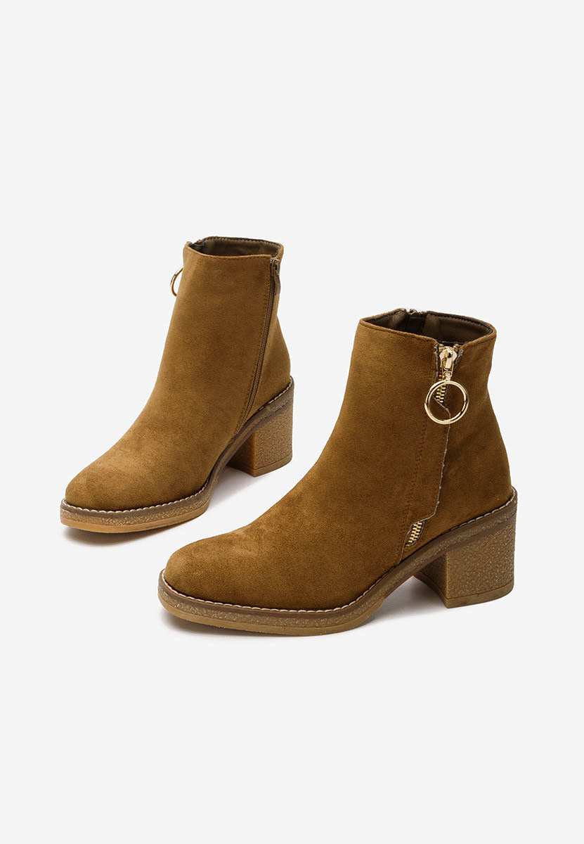 Botine de toamna Adisha camel