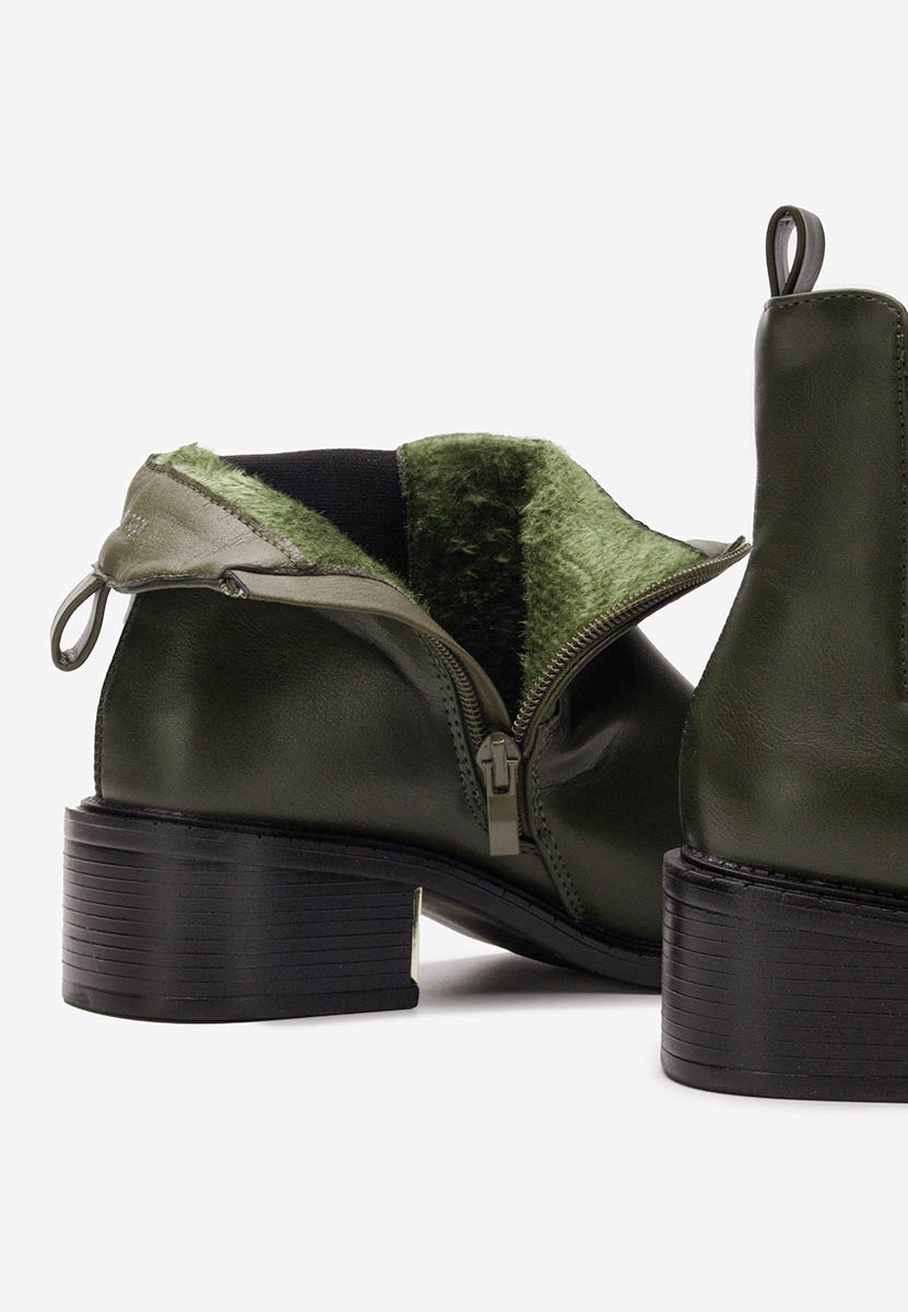Botine de toamna Alazia verzi