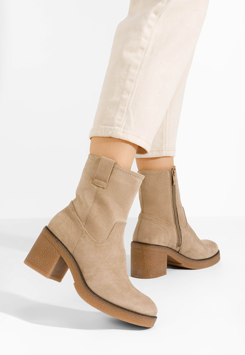 Ghete cu toc Idika kaki