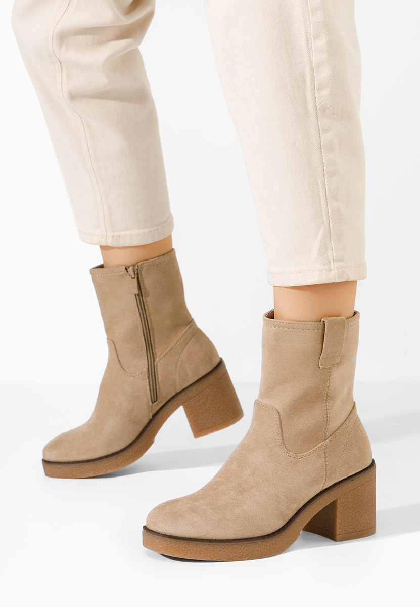 Ghete cu toc Idika kaki