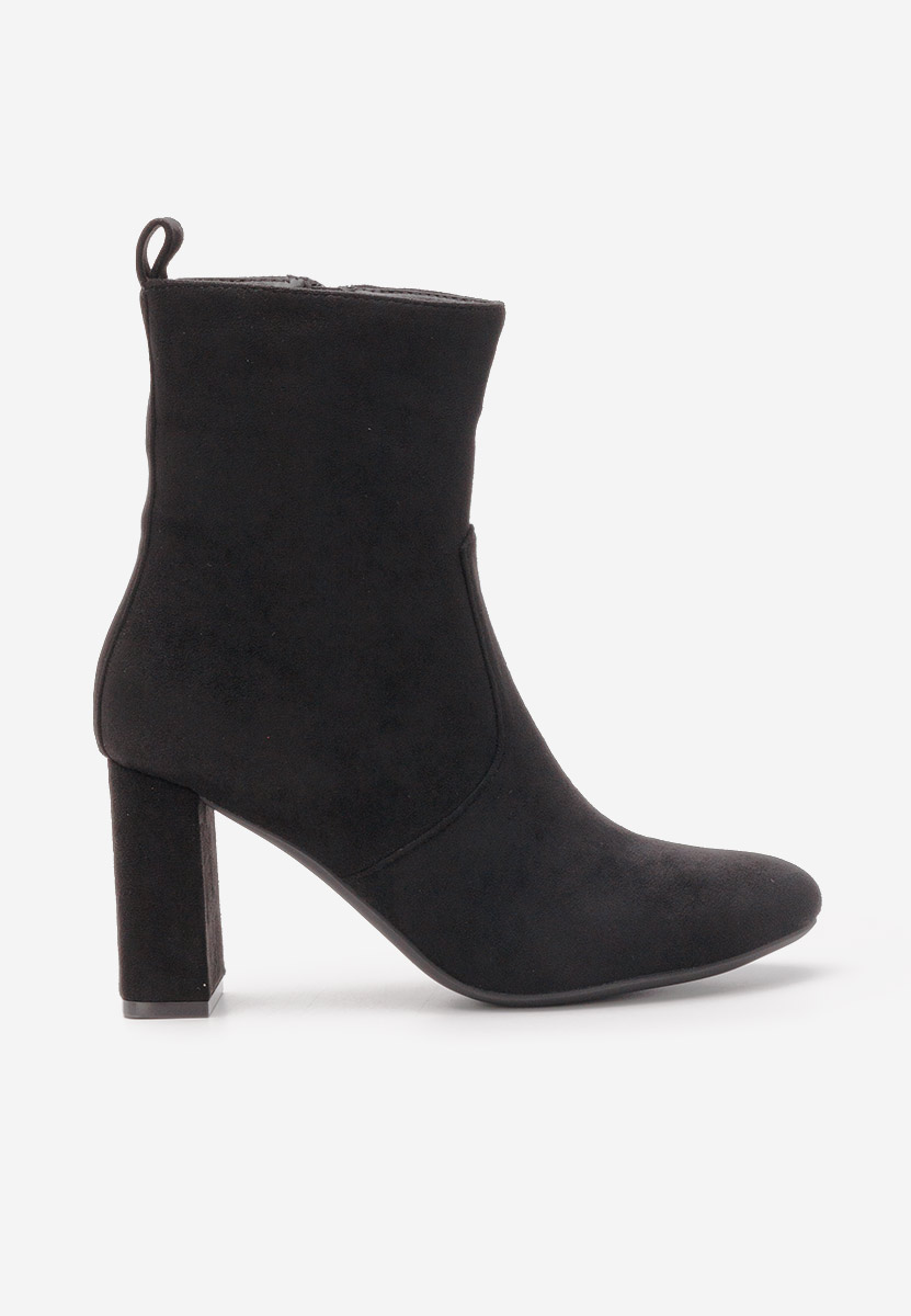 Botine cu toc gros Izarra negre