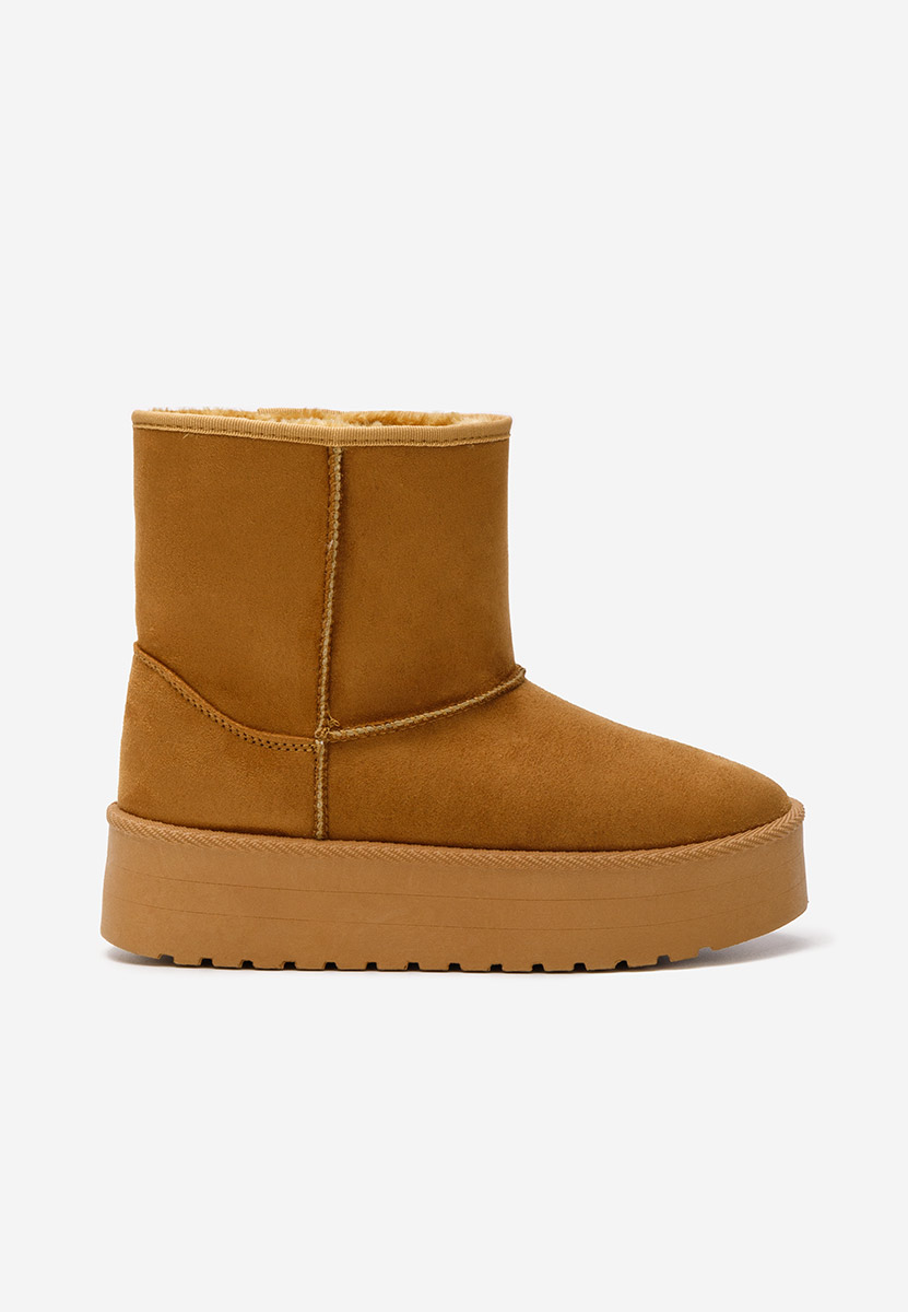 Cizme tip ugg Chrisia V2 camel